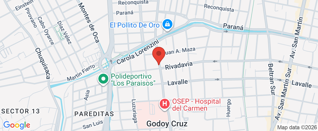Mapa de la ubicación