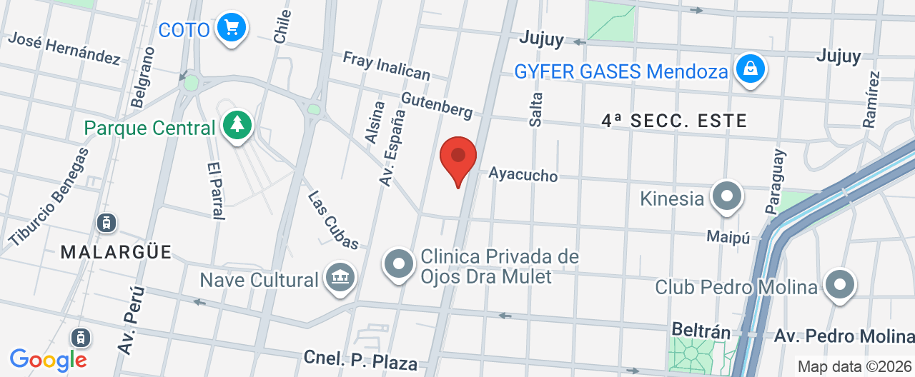Mapa de la ubicación