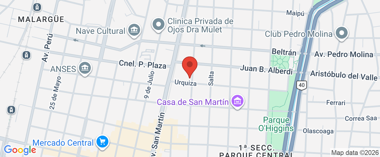 Mapa de la ubicación
