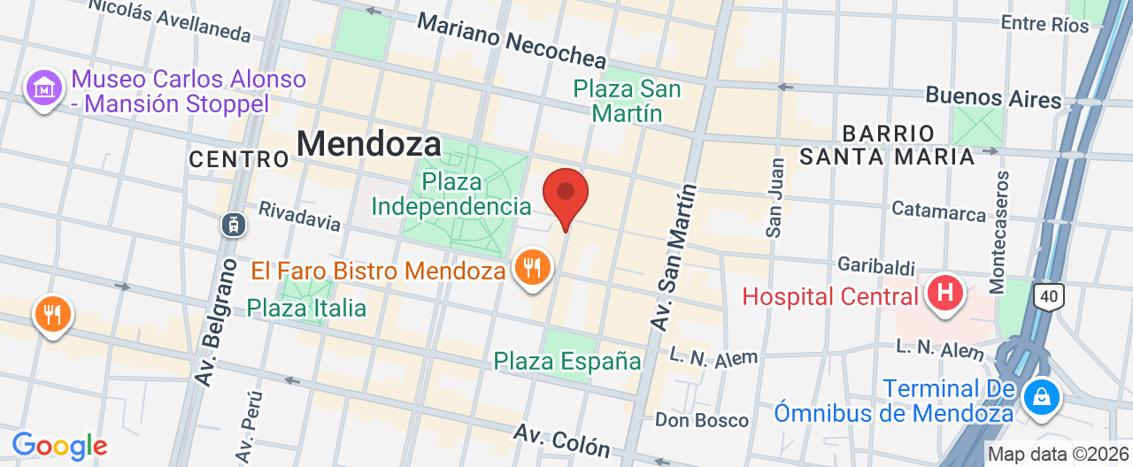 Mapa de la ubicación