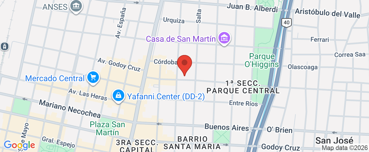 Mapa de la ubicación