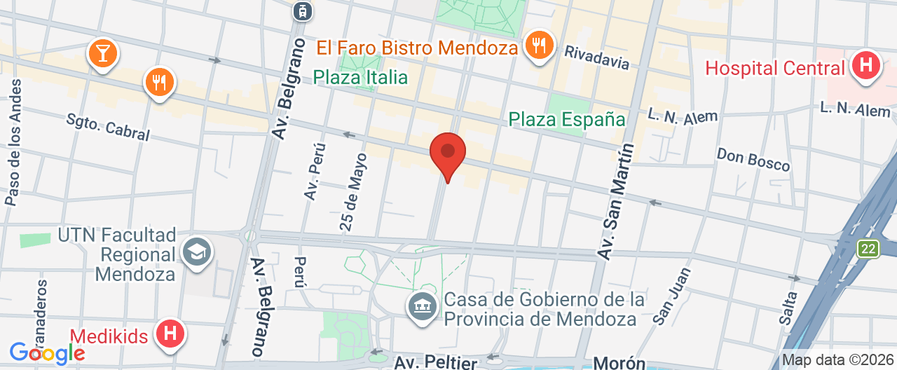 Mapa de la ubicación
