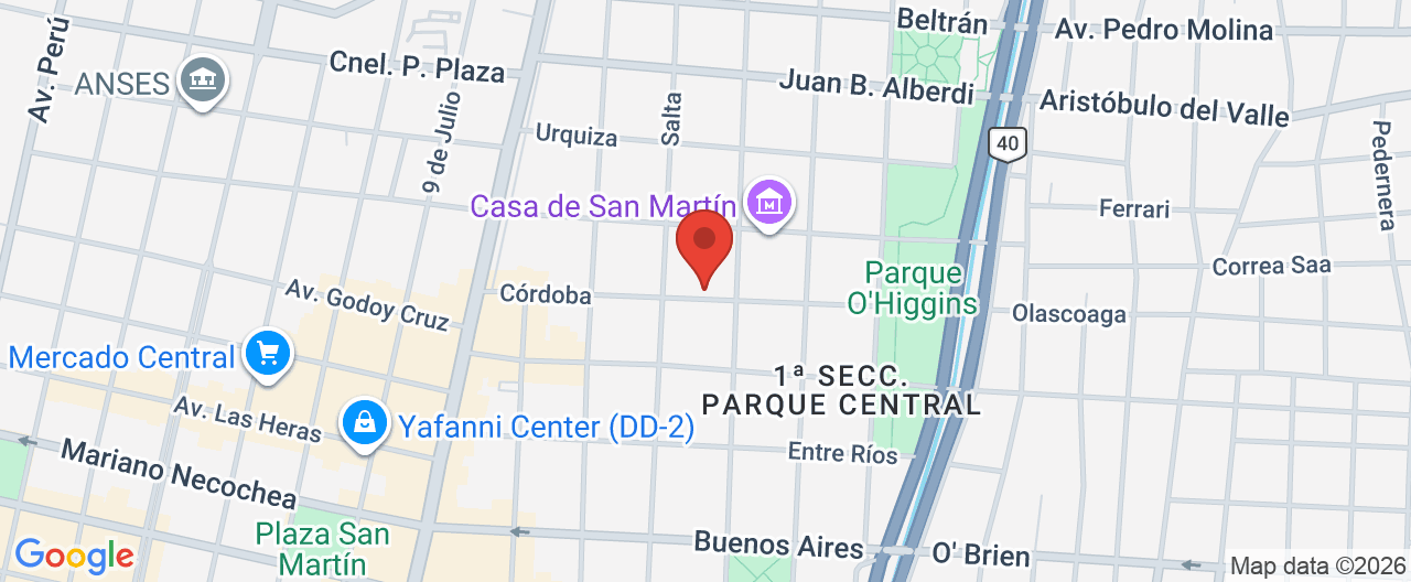 Mapa de la ubicación