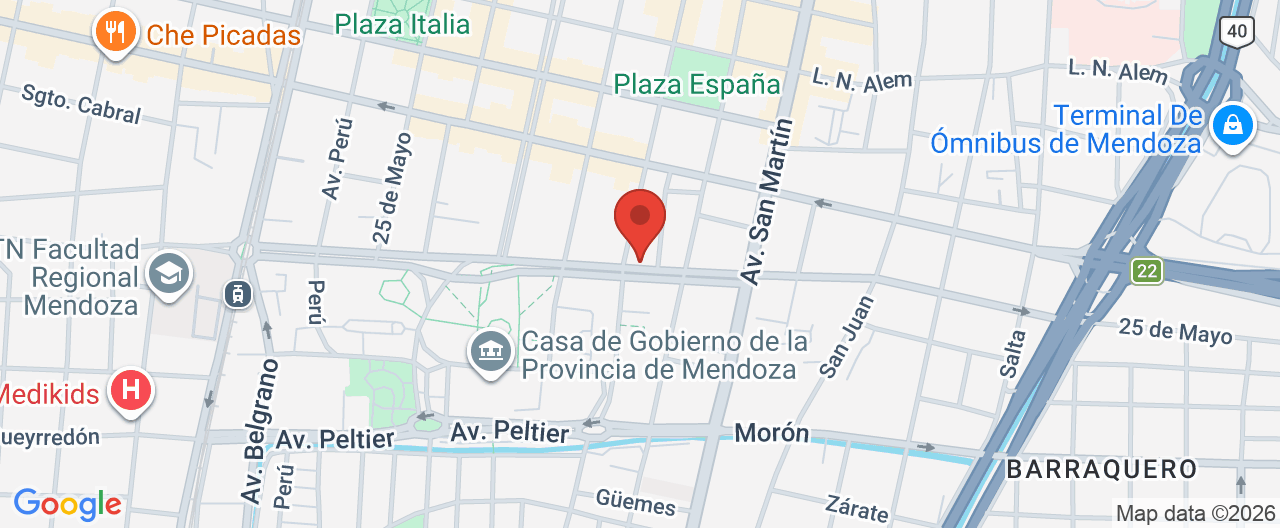 Mapa de la ubicación