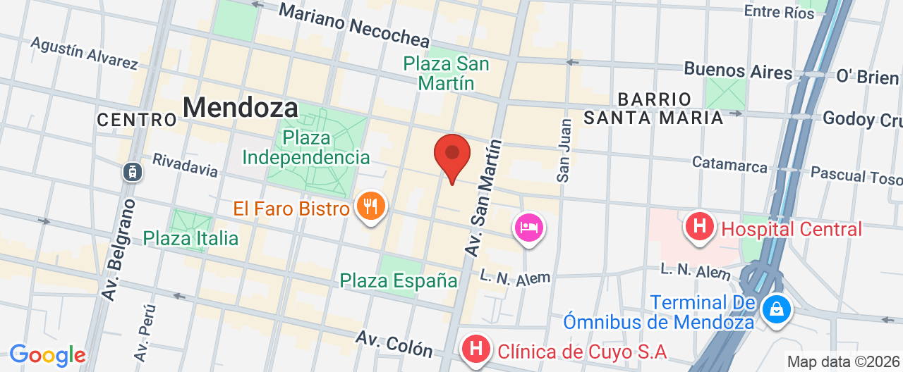 Mapa de la ubicación