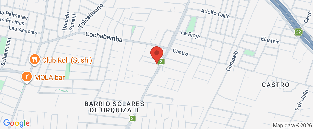 Mapa de la ubicación