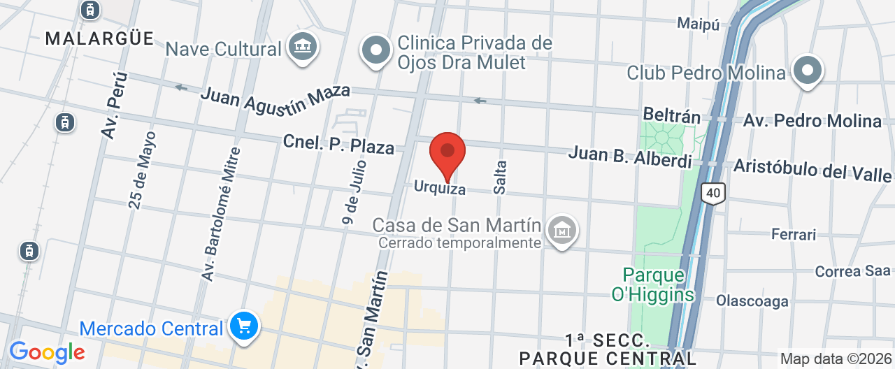 Mapa de la ubicación