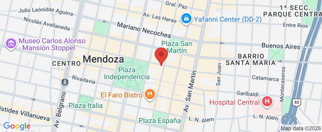 Mapa de la ubicación
