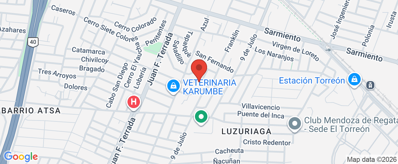 Mapa de la ubicación