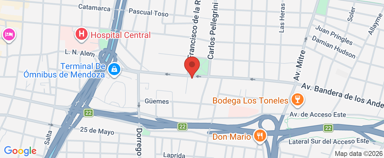 Mapa de la ubicación