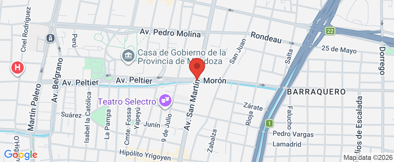 Mapa de la ubicación