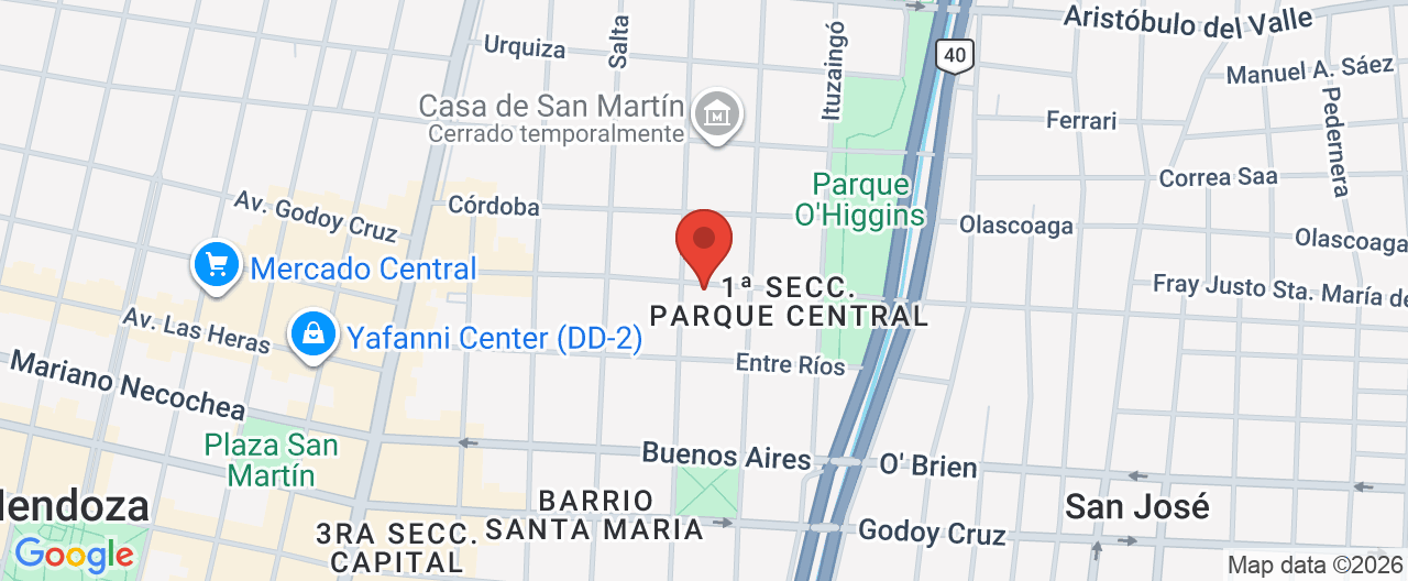 Mapa de la ubicación