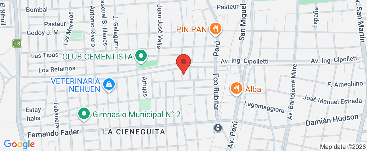 Mapa de la ubicación