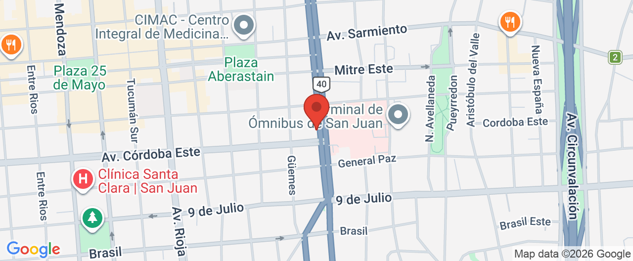 Mapa de la ubicación