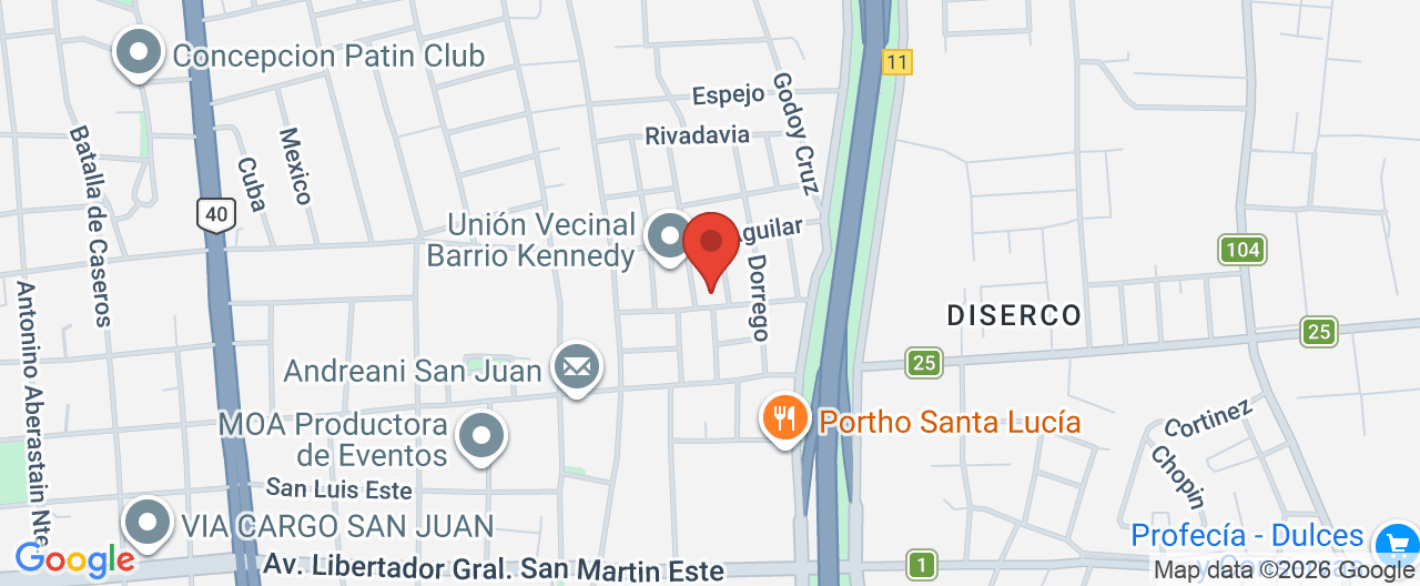 Mapa de la ubicación
