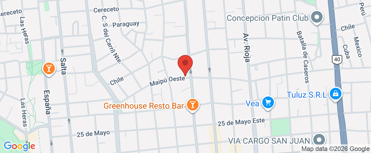Mapa de la ubicación