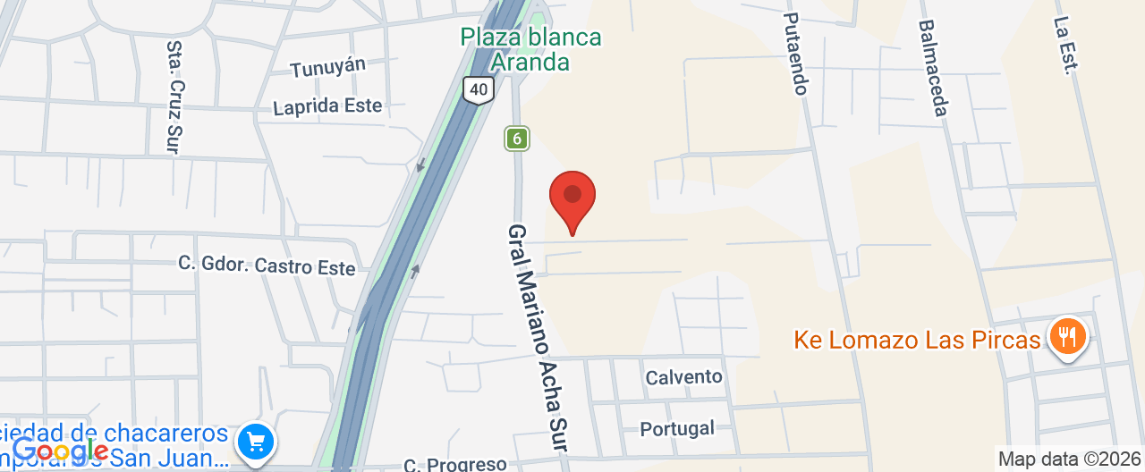 Mapa de la ubicación