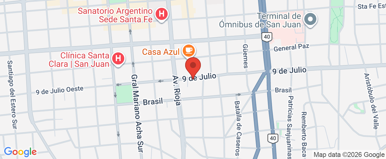 Mapa de la ubicación