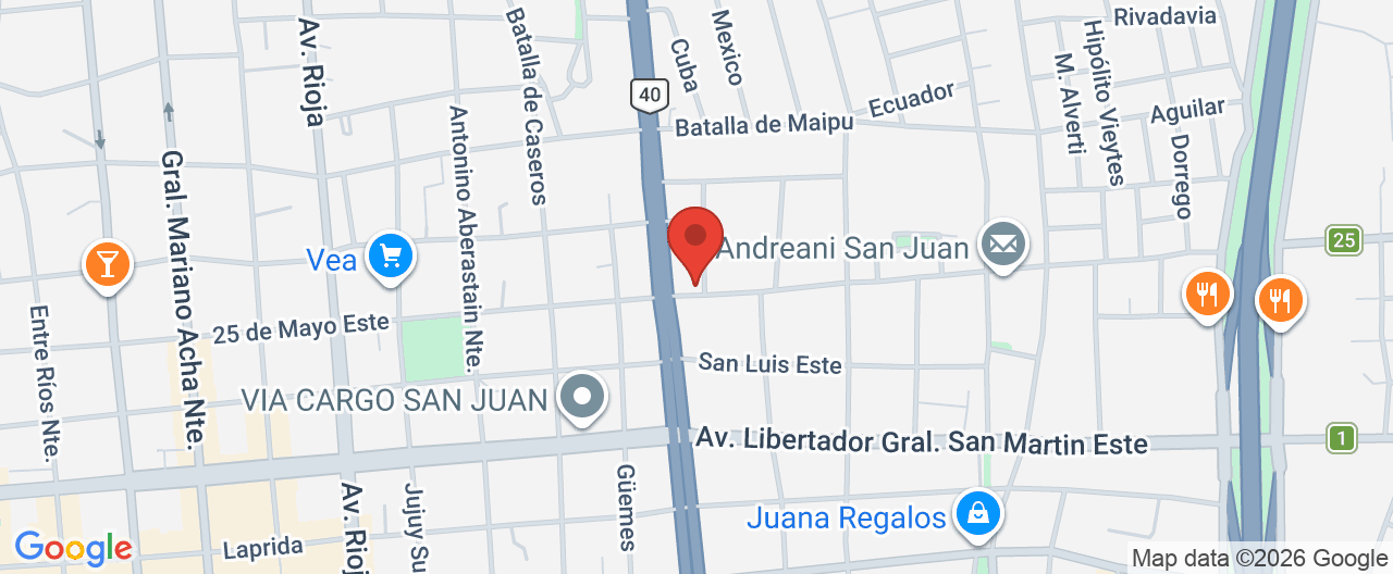 Mapa de la ubicación