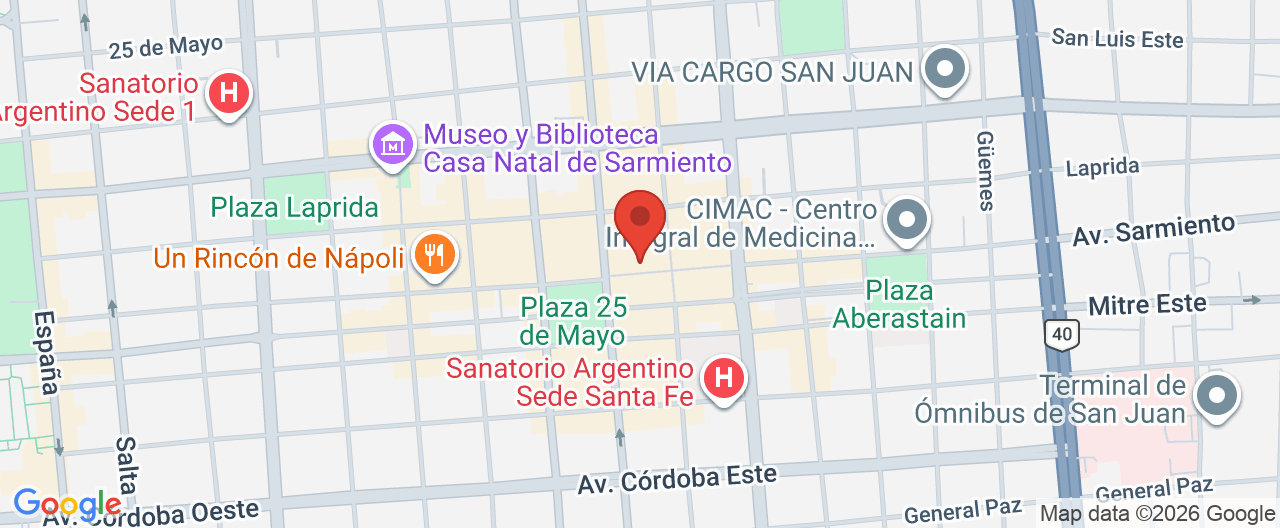 Mapa de la ubicación