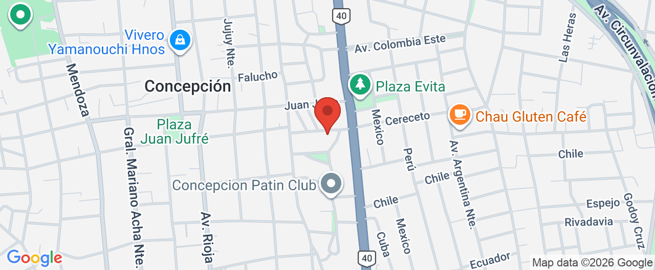 Mapa de la ubicación