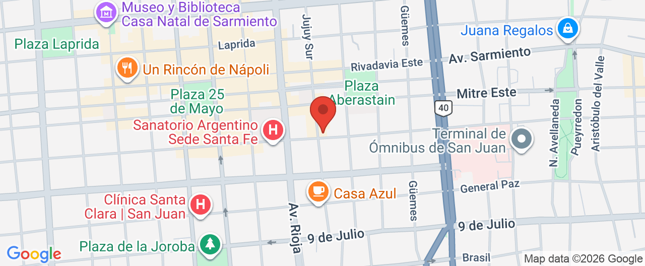 Mapa de la ubicación