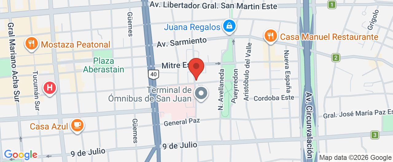 Mapa de la ubicación
