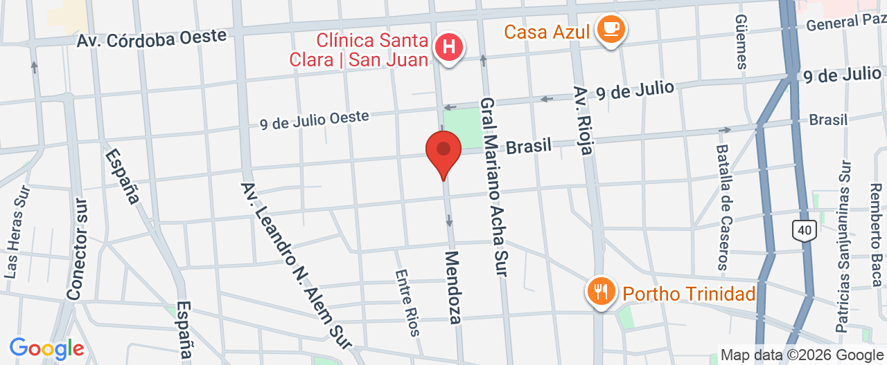 Mapa de la ubicación