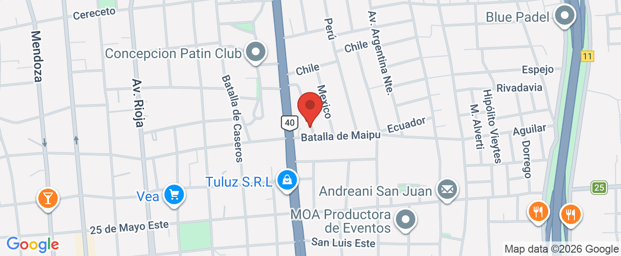 Mapa de la ubicación