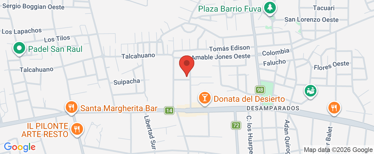 Mapa de la ubicación