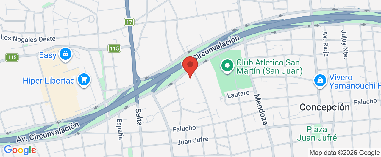 Mapa de la ubicación