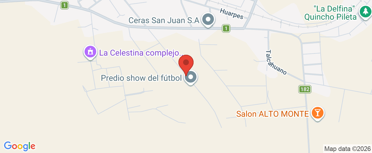 Mapa de la ubicación