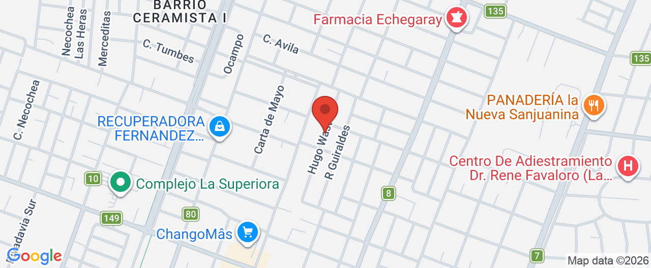 Mapa de la ubicación
