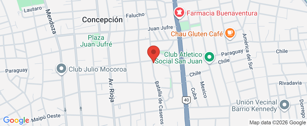Mapa de la ubicación