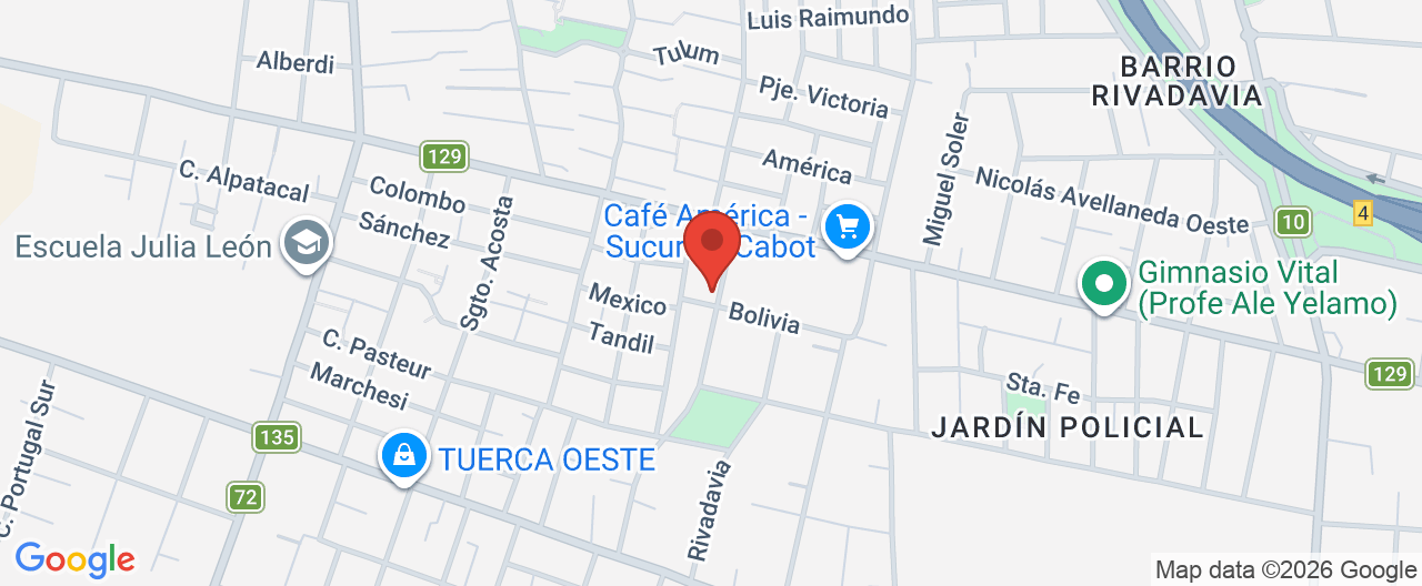 Mapa de la ubicación