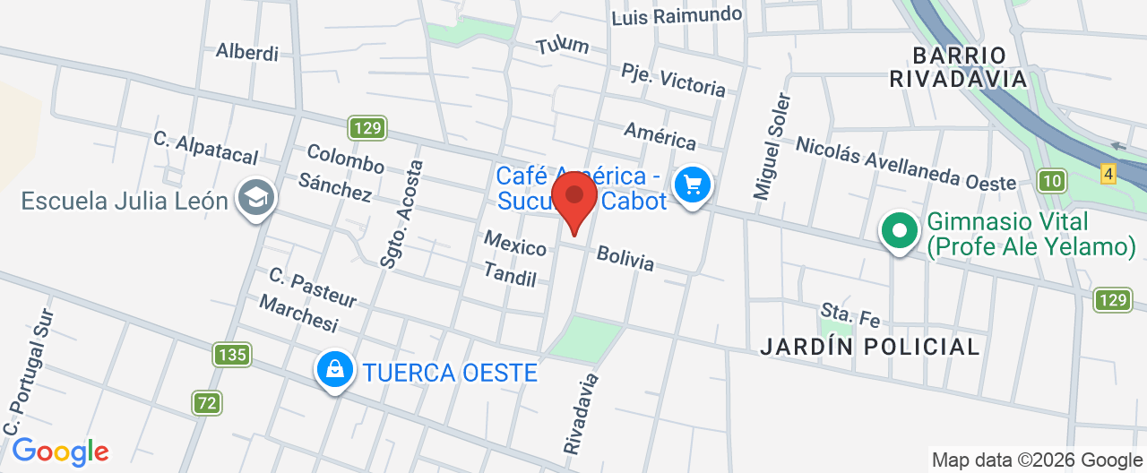 Mapa de la ubicación