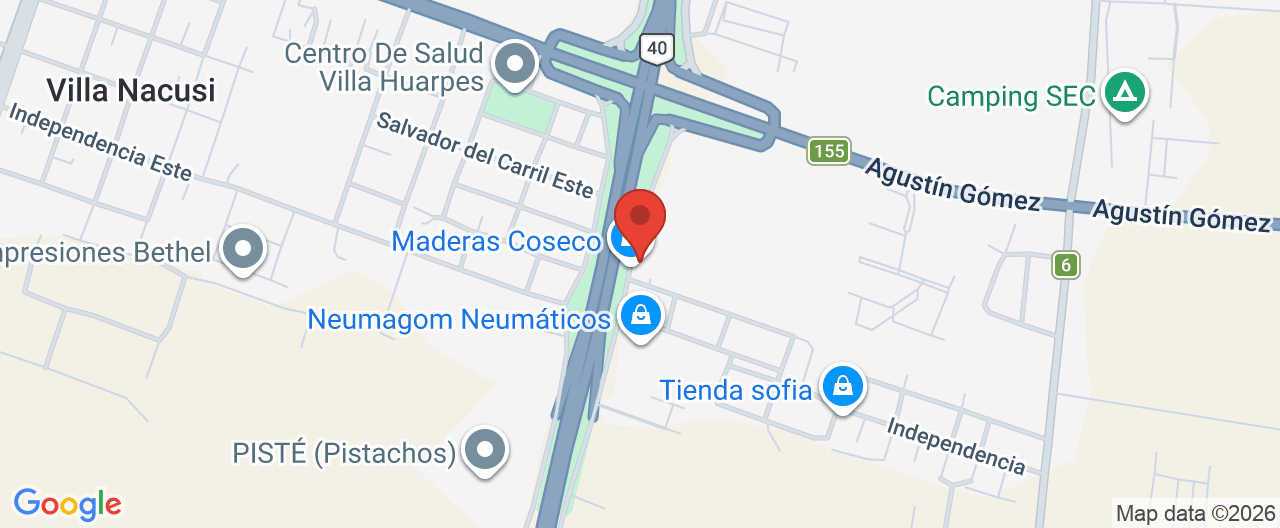 Mapa de la ubicación