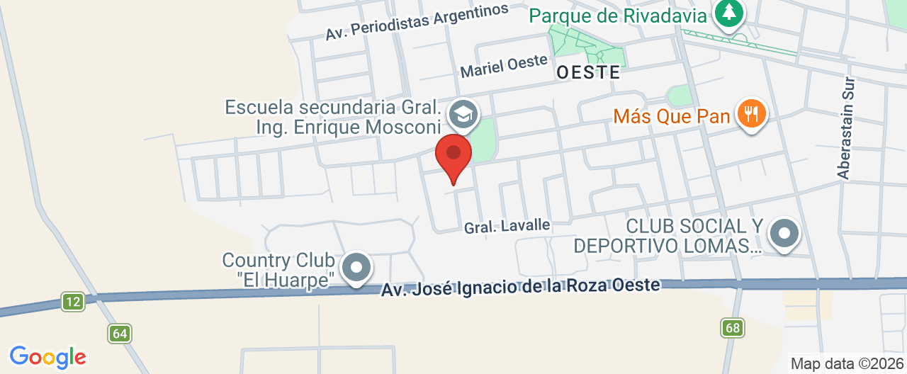 Mapa de la ubicación