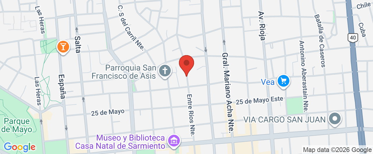 Mapa de la ubicación