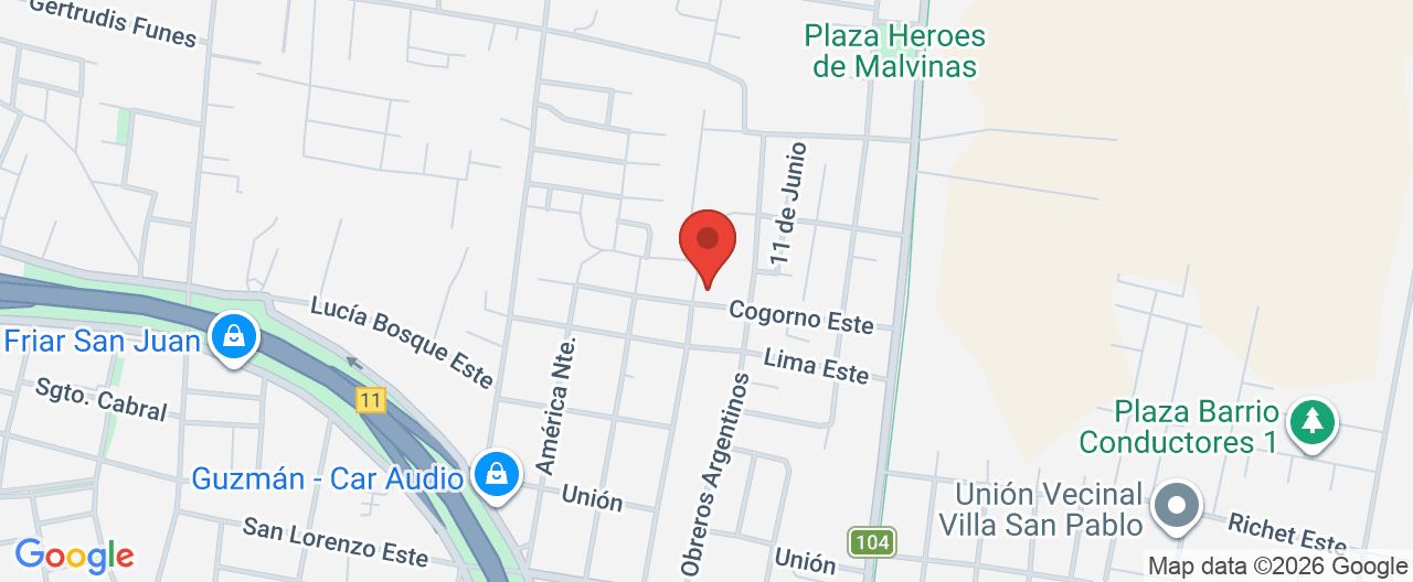 Mapa de la ubicación