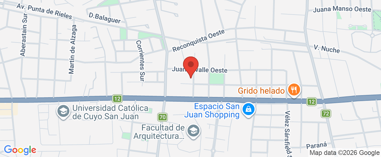 Mapa de la ubicación