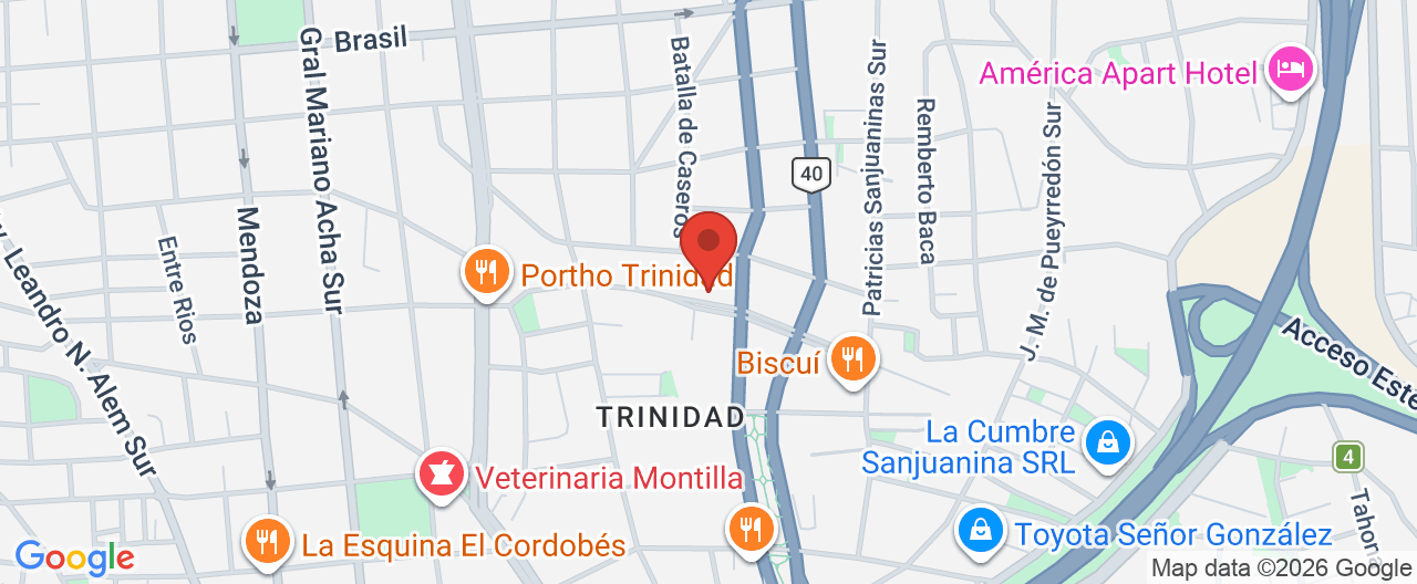 Mapa de la ubicación