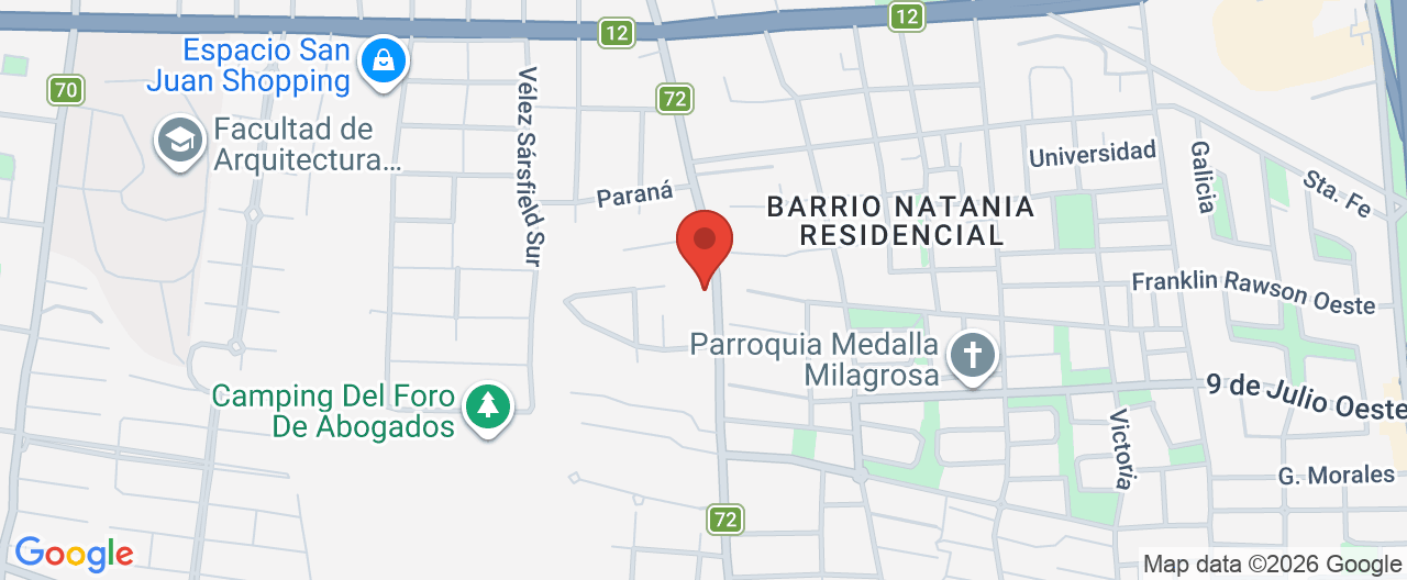 Mapa de la ubicación
