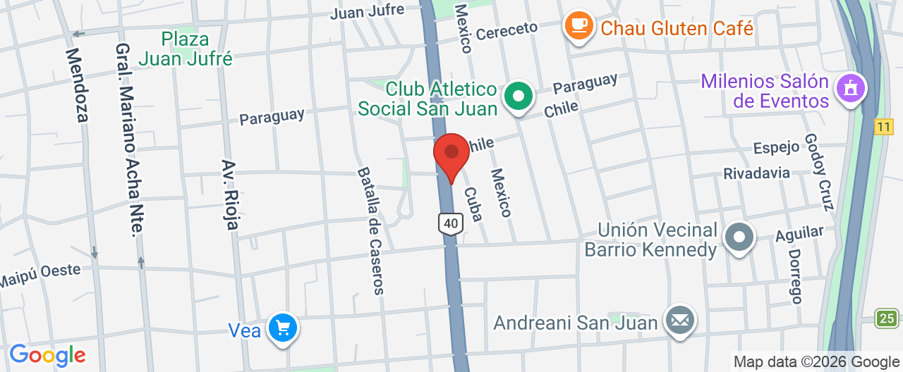 Mapa de la ubicación