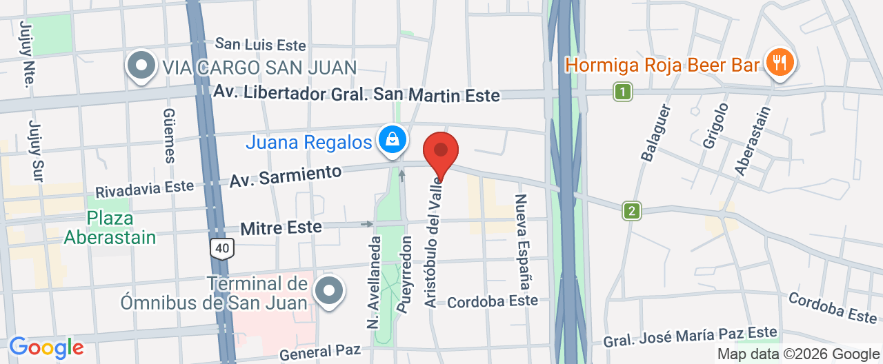 Mapa de la ubicación