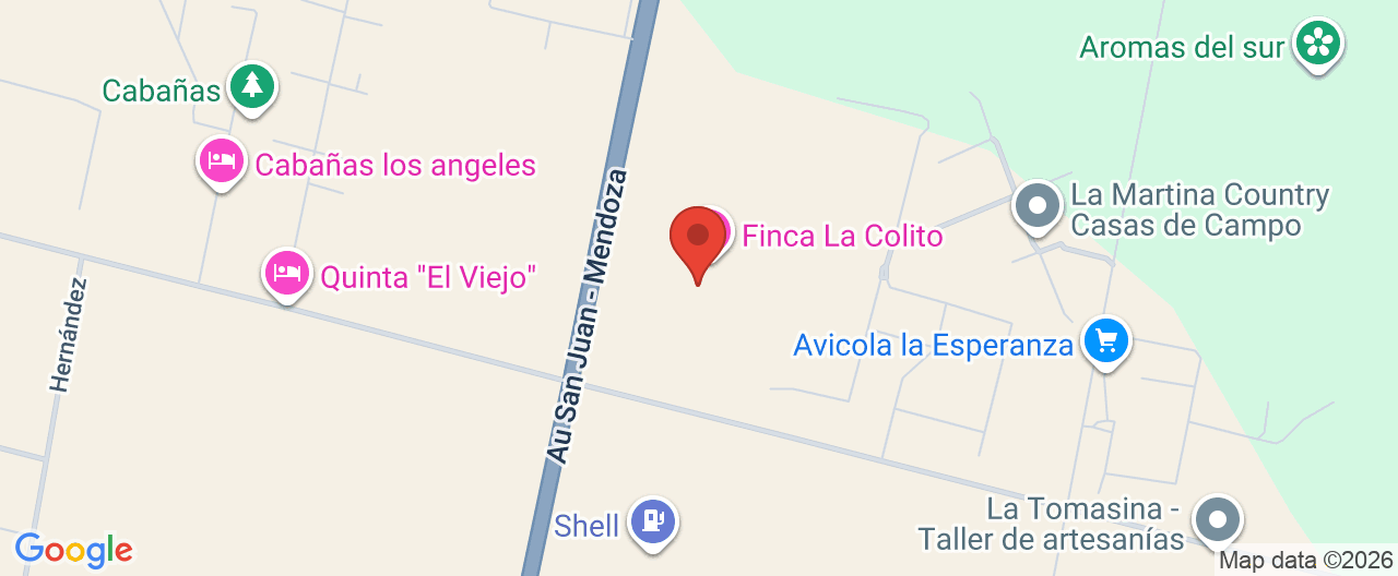 Mapa de la ubicación