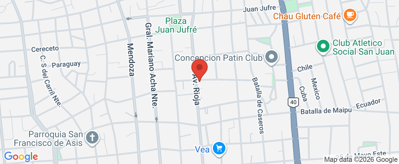 Mapa de la ubicación