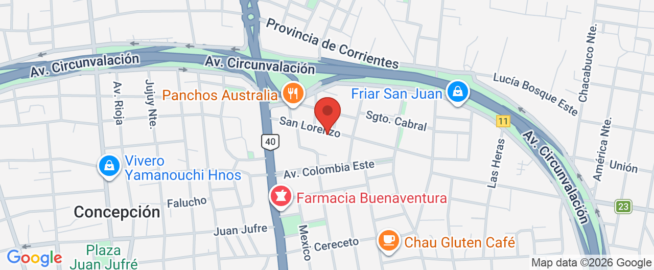 Mapa de la ubicación