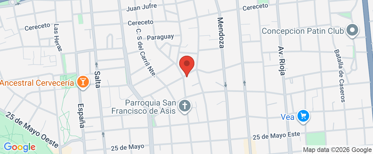 Mapa de la ubicación