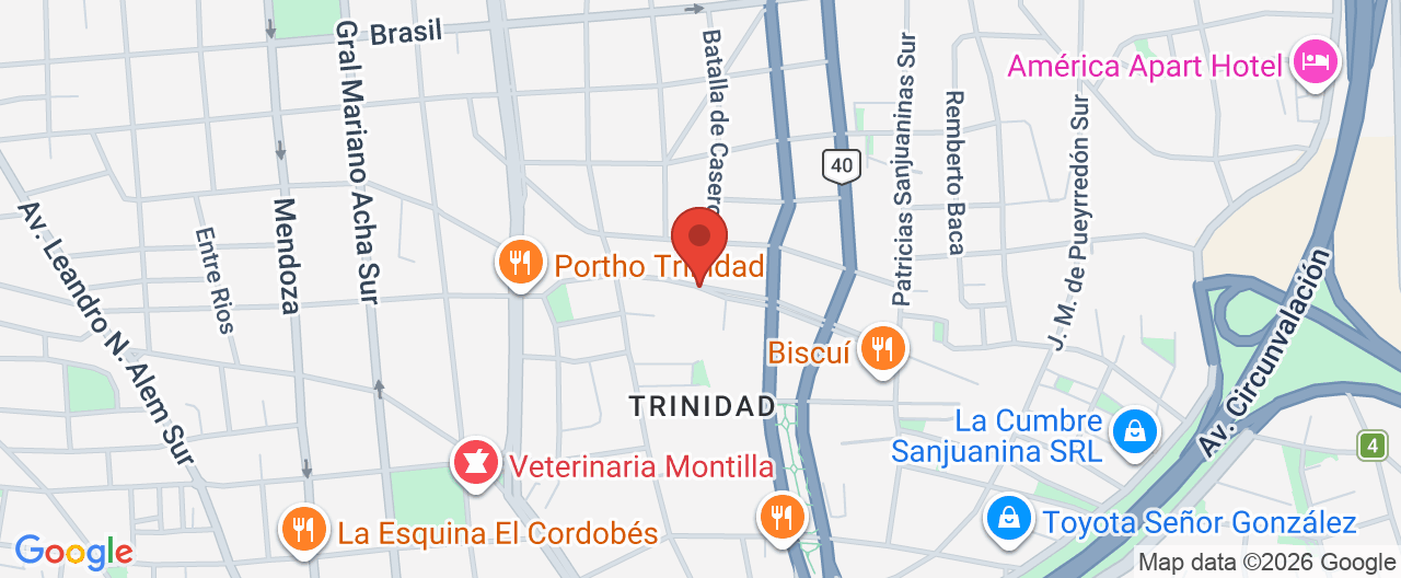 Mapa de la ubicación